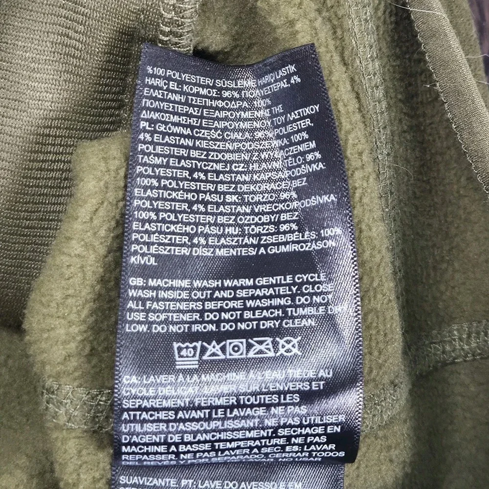 The North Face Canyonlands Men's L Full Zip Fleece Jacket Green Heather Gorpcore